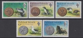 1975 Falkland Islands. SG.316-20 New Coinage set 5 values U/M (MNH)