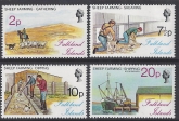 1976 Falkland Islands. SG.321-4 Sheep Farming set 4 values U/M (MNH)