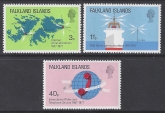 1977 Falkland Islands. SG.328-30 Telecommunications Set 3 values U/M (MNH)