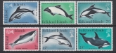 1980 Falkland Islands. SG.371-6 Dolphins & Porpoises set 6 values U/M (MNH)