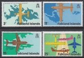 1979 Falkland Islands SG.360-3 Opening of Stanley Airport. set 4 values U/M (MNH)