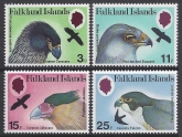 1980 Falkland Islands. SG.384-7 Birds of Prey  set 4values U/M (MNH)