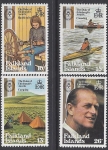 1981 Falkland Islands. SG.405-8 - 25th Anniversary of Duke of Edinburgh Award Scheme  set 4 values U/M (MNH)