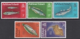 1981 Falkland Islands. SG.412-6  Shell Fishes  set 5 values U/M (MNH)
