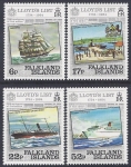 1984 Falkland Islands. SG.484-7  Lloyd's List. set 4 values U/M (MNH)
