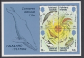 1984 Falkland Islands. MS.496  Nature Conservation mini sheet. U/M (MNH)