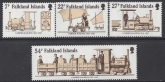 1985 Falkland Islands. SG.497-500 75th Anniversary of Camber Railway. set 4 values U/M (MNH)