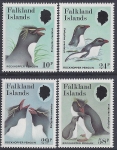 1986 Falkland Islands.  SG.532-5  Rockhopper Penguins.  set 4 values U/M (MNH)