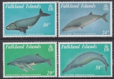1989 Falkland Islands. SG.583-6  Baleen Whales. set 4 values U/M (MNH)