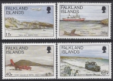1994 Falkland Islands. SG.719-22  Falkland Beaches. Set 4 values U/M (MNH)