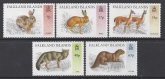 1995 Falkland Islands.  SG.752-6   Introduced Wild Animals. set 5 values U/M (MNH)