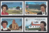 1996 Falkland Islands.  SG.757-60  Royal Visit.  set 4 values U/M (MNH)