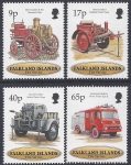 1998 Falkland Islands  SG.799-802  Centenary of Falkland Islands Fire Service.  set 4 values U/M (MNH)