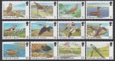 1998 Falkland Islands  SG.804-15  Rare Visiting Birds.  set 12 values U/M (MNH)