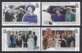 1999 Falkland Islands. SG.843-6 Queen Elizabeth the Queen Mother Century.  set 4 values U/M (MNH)