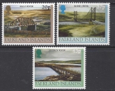 2000 Falkland Islands.  SG.882-4 Bridges. set 3 values  U/M (MNH)