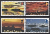 2001 Falkland Islands.  SG.891-4 Sunrise & Sunsets. set 4 values U/M (MNH)