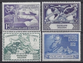 1949 Falkland Islands.  SG.168-71  U.P.U. set 4 values  U/M (MNH)
