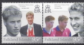2003 Falkland Islands. SG.952-3  21st Birthday of Prince William of Wales.set 2 values  U/M (MNH)