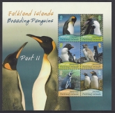 2010 Falkland Islands  MS.1180  Breeding Penguins (2nd Series). mini sheet. U/M (MNH)