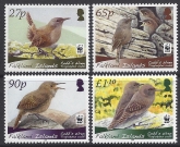 2009 Falkland Islands. SG.1144-7 Endangered Species Cobbs Wren. set 4 values U/M (MNH)