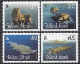 2009 Falkland Islands. SG.1136-9  Islands Stacks & Buffs. (2nd series) set 4 values U/M (MNH)