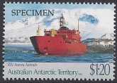 1991 Australian Antarctic Territories. SG.89s $1.20 overprinted Specimen.. U/M (MNH)