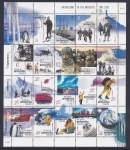 2001 Australian Antarctic Territories. SG.132-51 Centenary of Australian Antarctic Expedition. set 20 values U/M (MNH)