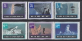 1996 Ross Dependency. SG.38-43 Antarctic Landscapes. set 6 values U/M (MNH).