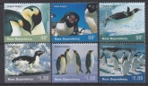 2001 Ross Dependency. SG.72-7  Penguins set 6 values U/M (MNH)