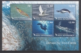 2013 Ross Dependency. MS.144  Antarctic Food Web. mini sheet.  U/M (MNH)