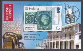 2006 St Helena.  MS.978  150th Anniv. First St. Helena Postage Stamps. mini sheet  U/M (MNH)