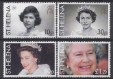 2006 St Helena. SG.984-7  80th Birthday of Queen Elizabeth II.  set 4 values U/M (MNH)