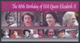 2006 St Helena. MS.988  80th Birthday of Queen Elizabeth II.  mini sheet  U/M (MNH)