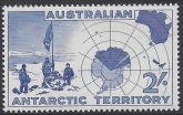 1957 Australian Antarctic Territories. SG.1 1954 Expedition to Westfold Hills & Map. U/M (MNH)