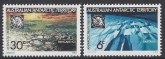 1971 Australian Antarctic Territories. SG.19-20 10th Anniv. oF Antarctic Treaty. set 2 values U/M (MNH)