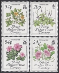 1993 British Indian Ocean. SG.141-4  Christmas Flowers. set4 values U/M (MNH)