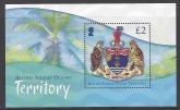 2014 British Indian Ocean. MS.487  Crest. mini sheet U/M (MNH)