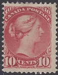 1894 Canada SG.111 10c brownish red perf 12 m/m