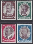 1934 Germany SG.537-40 German Colonizers Jubilee set 4 values U/M (MNH)