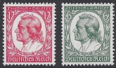 1934  Germany  SG.560-1  175th Anniversary of Schillers Birth. set 2 values U/M (MNH)