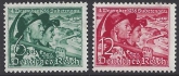 1938 Germany  SG.672-3 Acquisition of Sudetenland  & Hitler's  Culture Fund. set 2 values U/M (MNH)