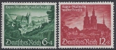 1940  Germany. SG.736-7 Re incorporation of Eupen & Malmedy & Hitlers Culture Fund set 2 values U/M (MNH)
