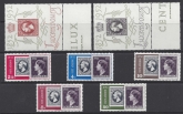 1952 Luxembourg. SG.552a-g National Philatelic Exhibition. set 7 values U/M (MNH)