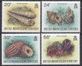 1996 British Indian Ocean. SG.176-9  Sea Shells. set of 4 values U/M (MNH)