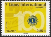 2017 France. SG.6203  Centenary of Lions International. U/M (MNH)