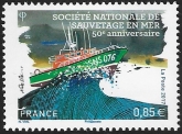 2017 France. SG.6202  50th Anniv. of National Rescue at Sea Society. U/M (MNH)