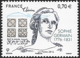 2016  France.  SG.5945  240th Birth Anniversay of Sophie Germain - mathematician. U/M (MNH)