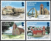 2017  Falkland Islands. SG.1389-92 125 yrs of Christchurch Cathedral.   set 4 values  U/M (MNH)