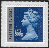 U3052  500gm blue & silver  special delivery   M14L   DLR  U/M (MNH)